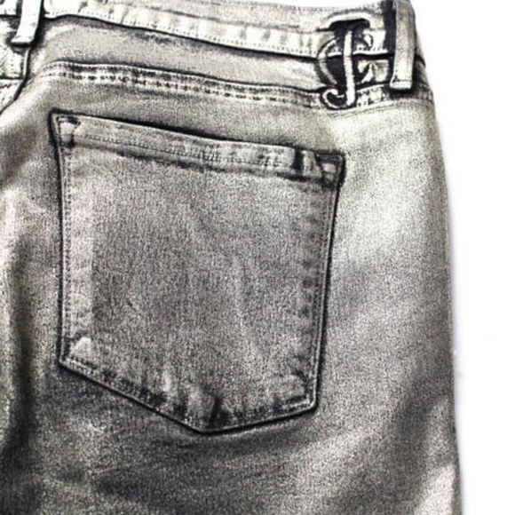 Juicy Jean Couture Metallic Gold Straight Leg 26 - Picture 6 of 8